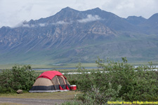 Galbraith Lake camp site